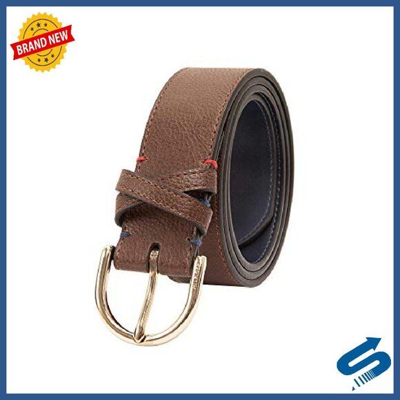 Women\'s Casual Cross Band Belt with Round Buckle for Jeans & Dresses